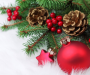 Kerststukjes maken voor de kinderen