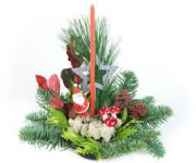 Kinderworkshop kerststukjes maken