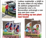 Pot- en tuingrond drive- in